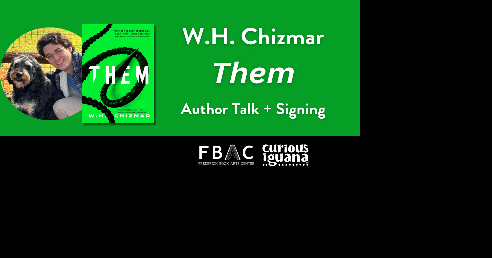 Curious Iguana Presents: Thriller Author W.H. Chizmar