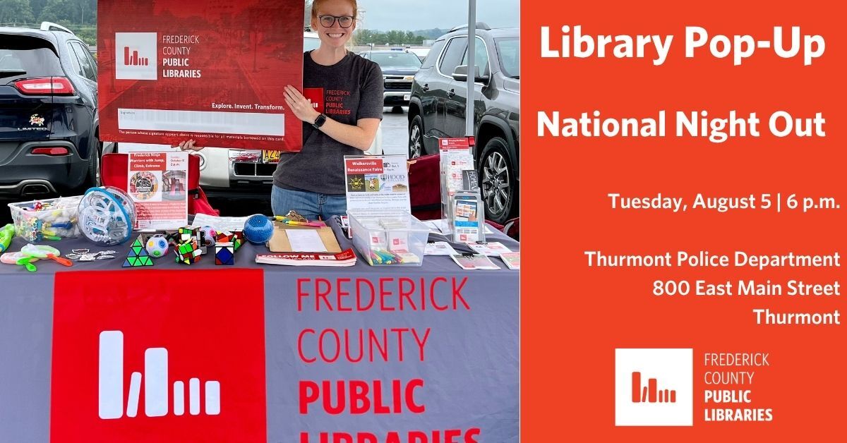 Library Pop-Up at National Night Out | Family Fun | fredericknewspost.com