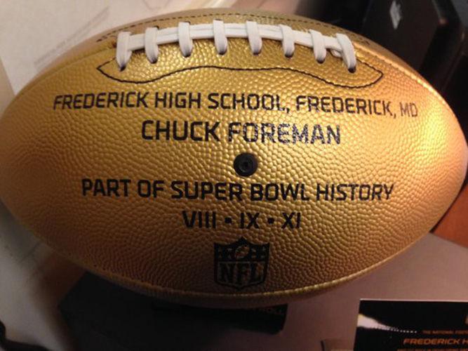 Gold Standard Cadets Foreman Jazzed About Commemorative Football