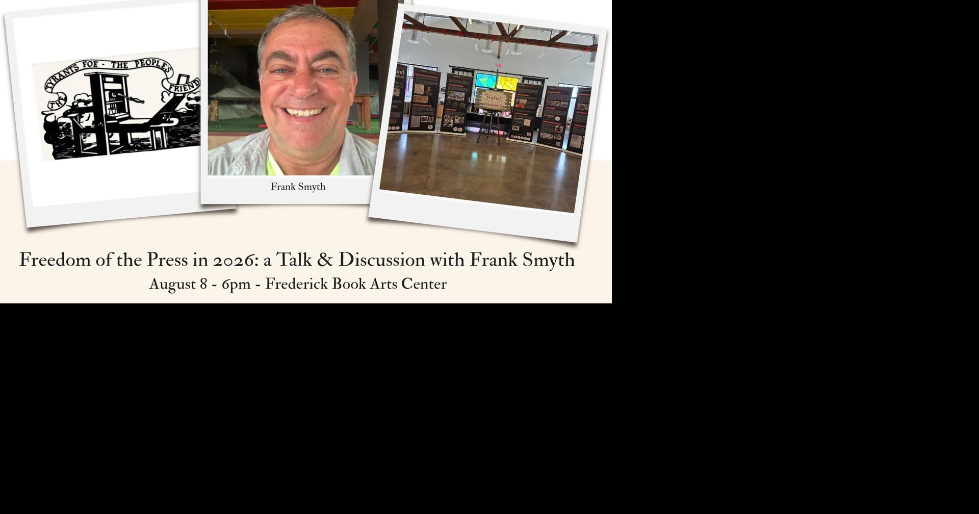 Freedom of the Press in 2026 - A Talk & Discussion with Award-Winning Investigative Journalist Frank Smyth