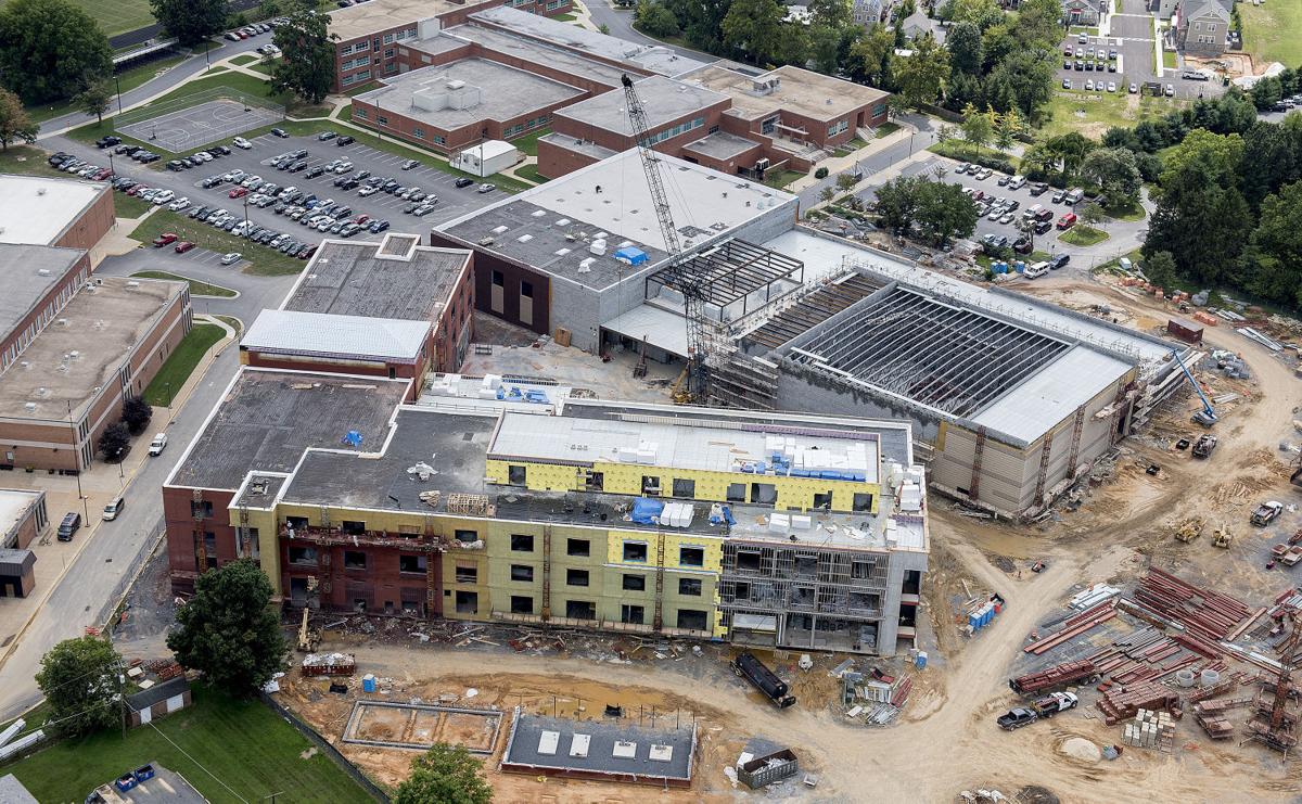 New Frederick High School building about 50 percent complete