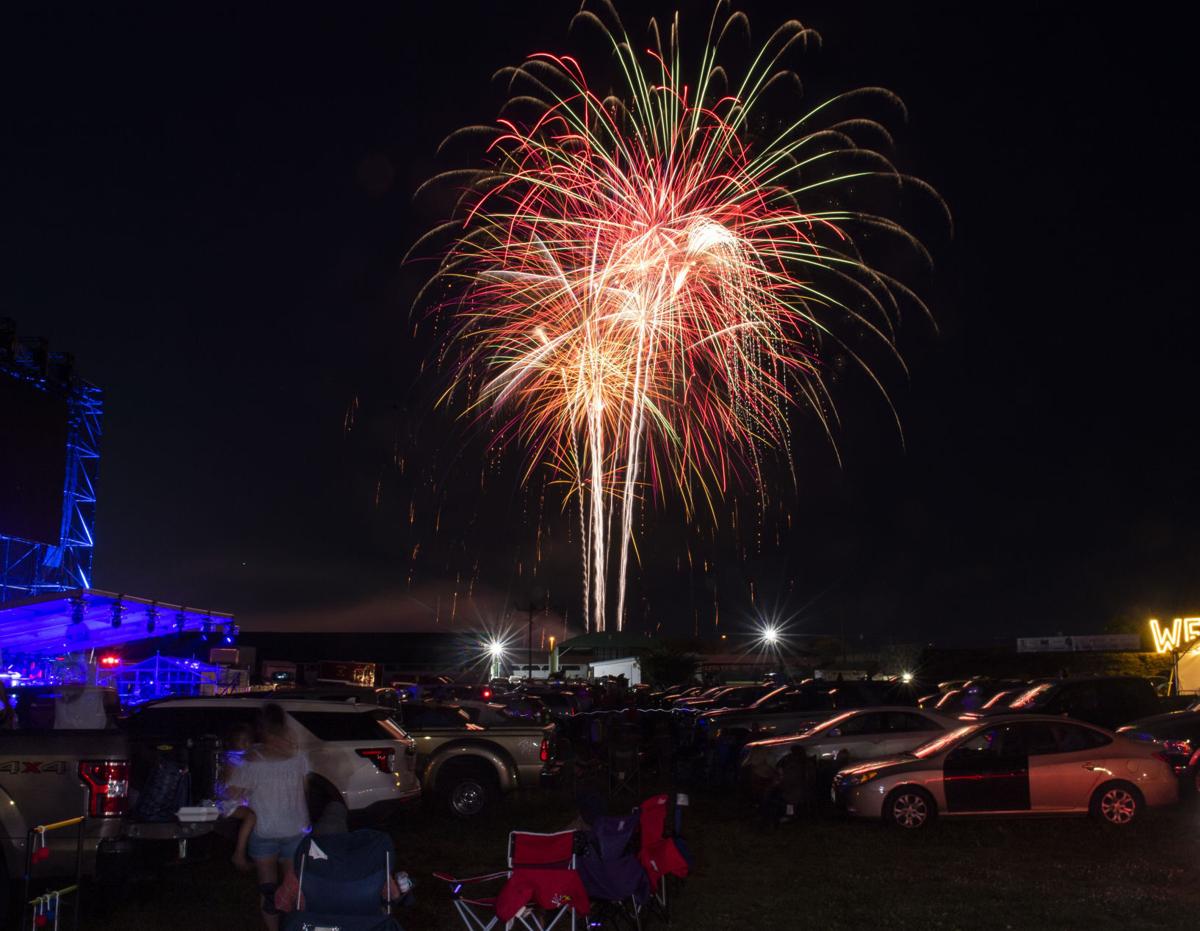 Fireworks light up Frederick skies one year after cancellation of