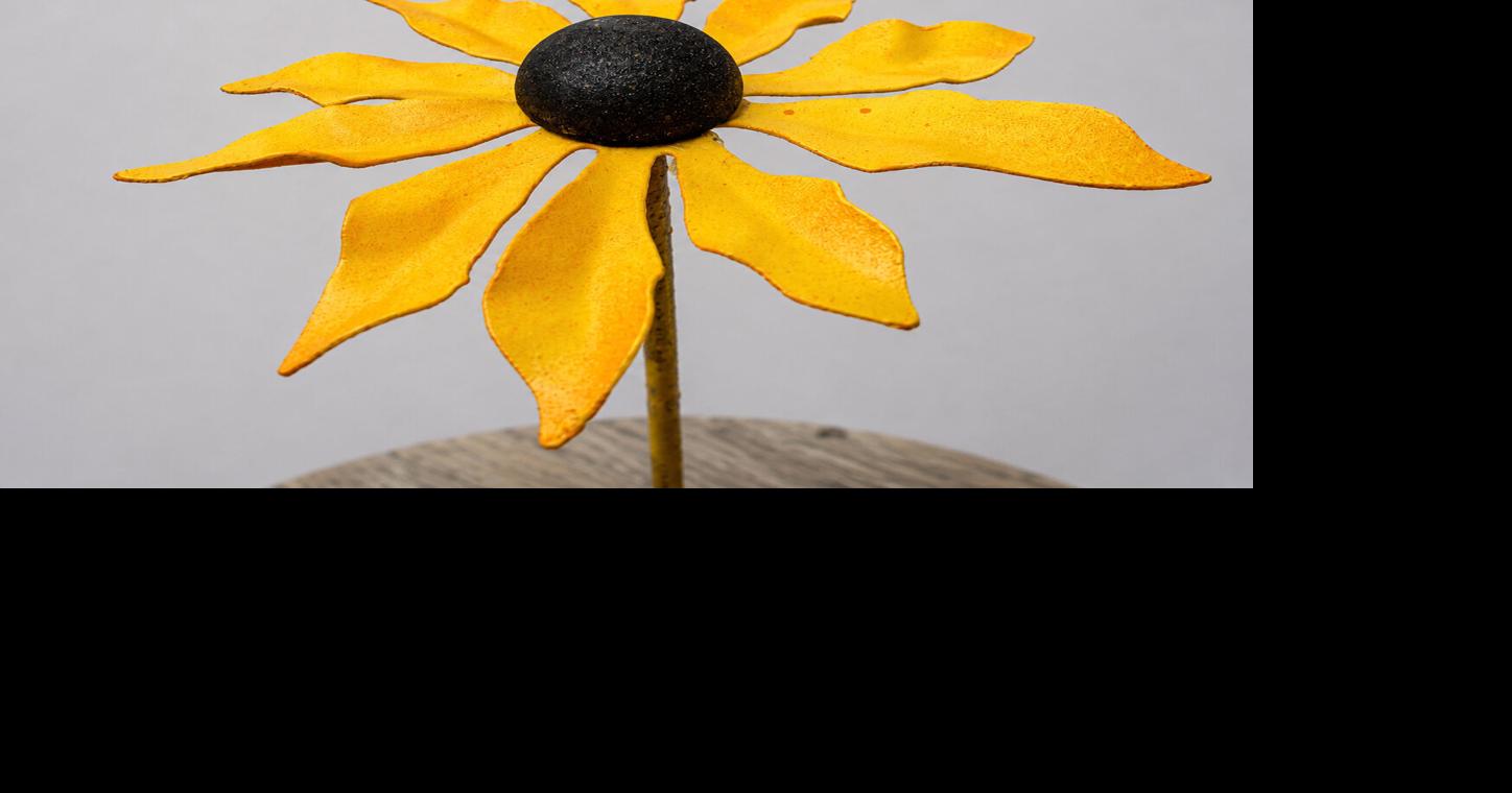 Black-eyed Susan installation arrives at Frederick City Hall