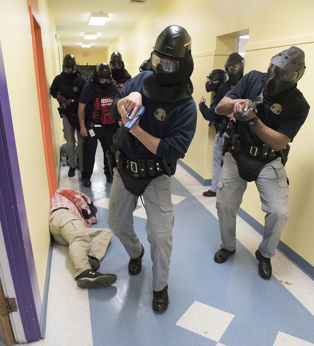 Earning the Badge: Active shooter response training | Police Academy ...