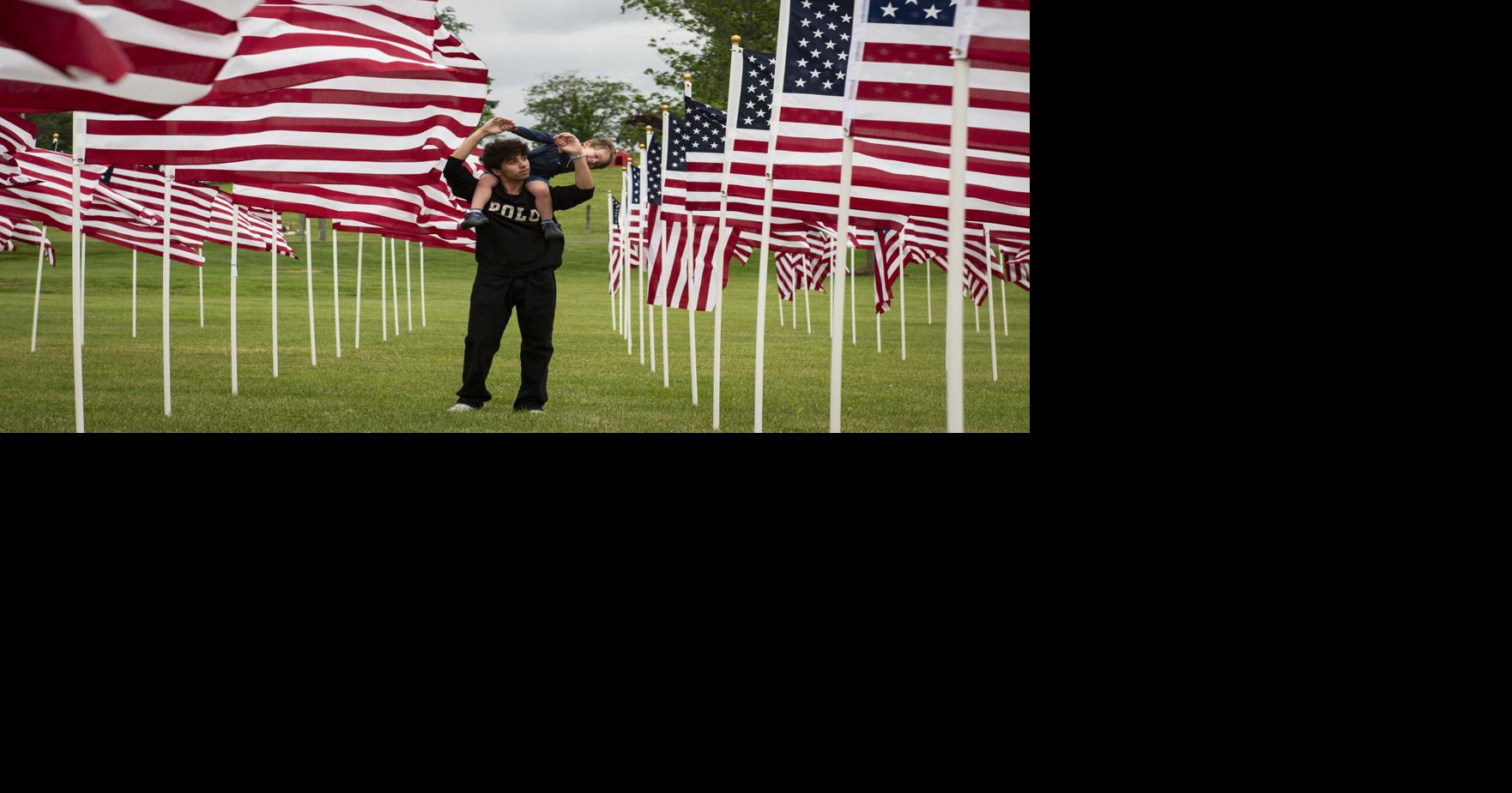 Field of flags commemorates sacrifice, service