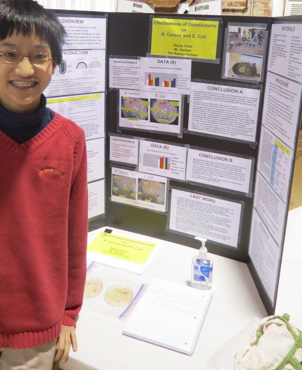 banner school students present science fair experiments science fair banner