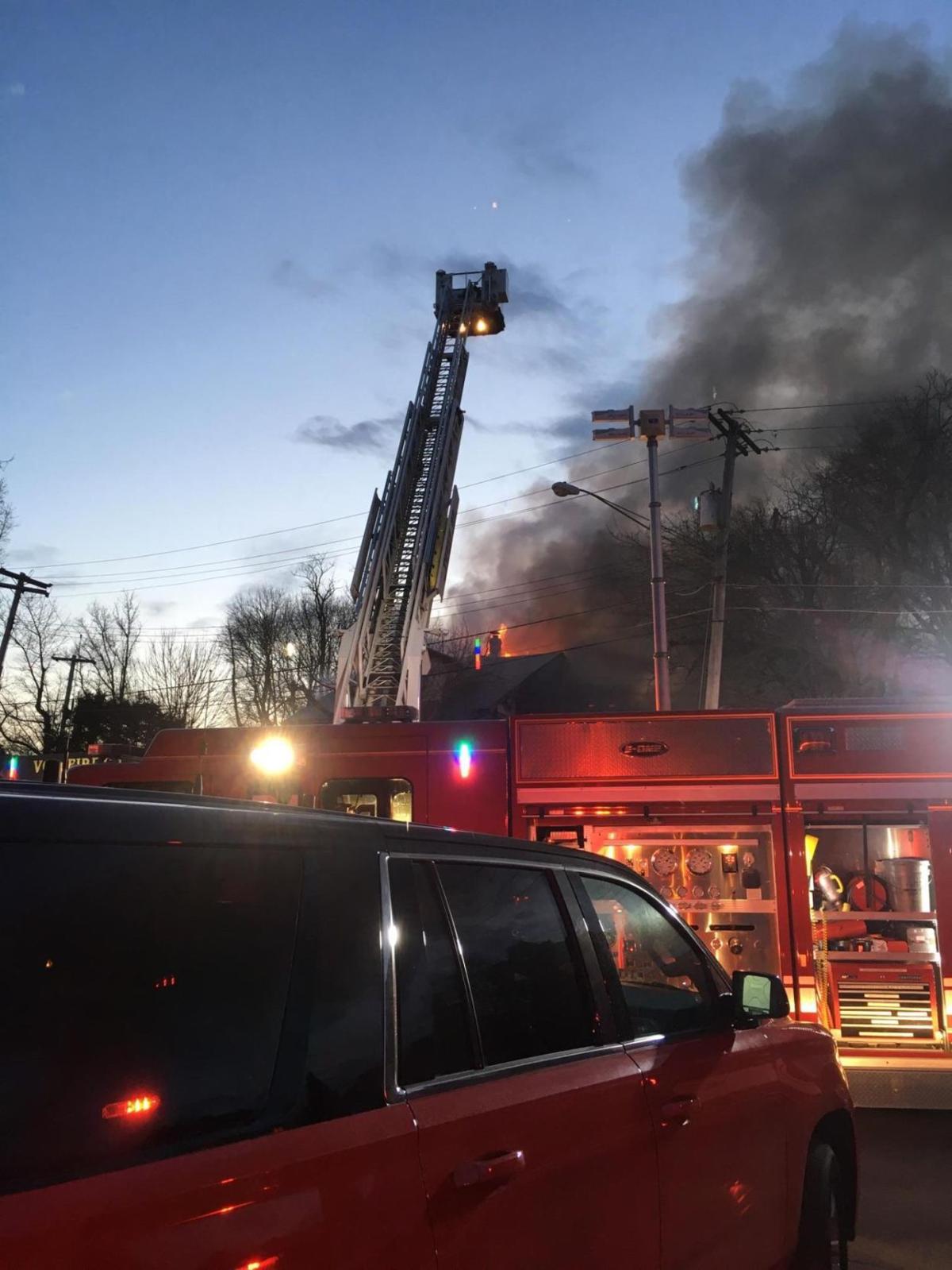 Three displaced after Mount Airy fire destroys house Disasters & accidents