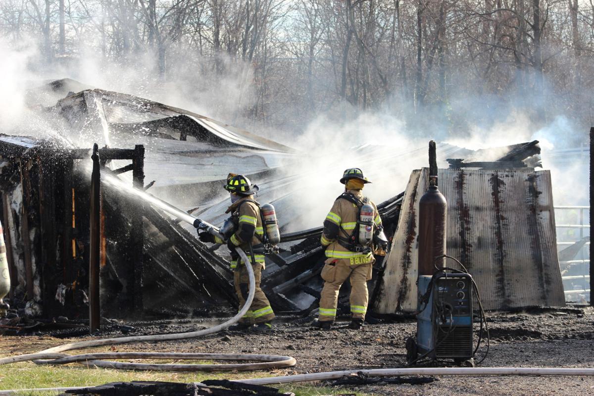 Garage fire in Thurmont threatens home Disasters & accidents