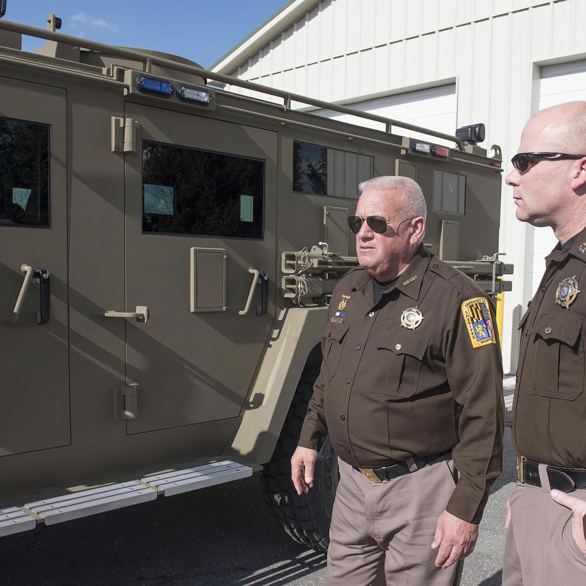 Frederick County Sheriff's Office quickly puts new armored vehicle to use |  Cops And Crime | fredericknewspost.com