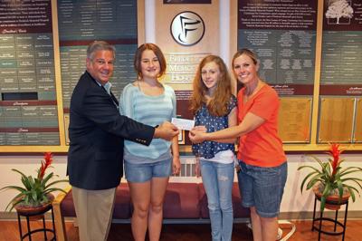 Students make donation to Frederick Memorial Hospital