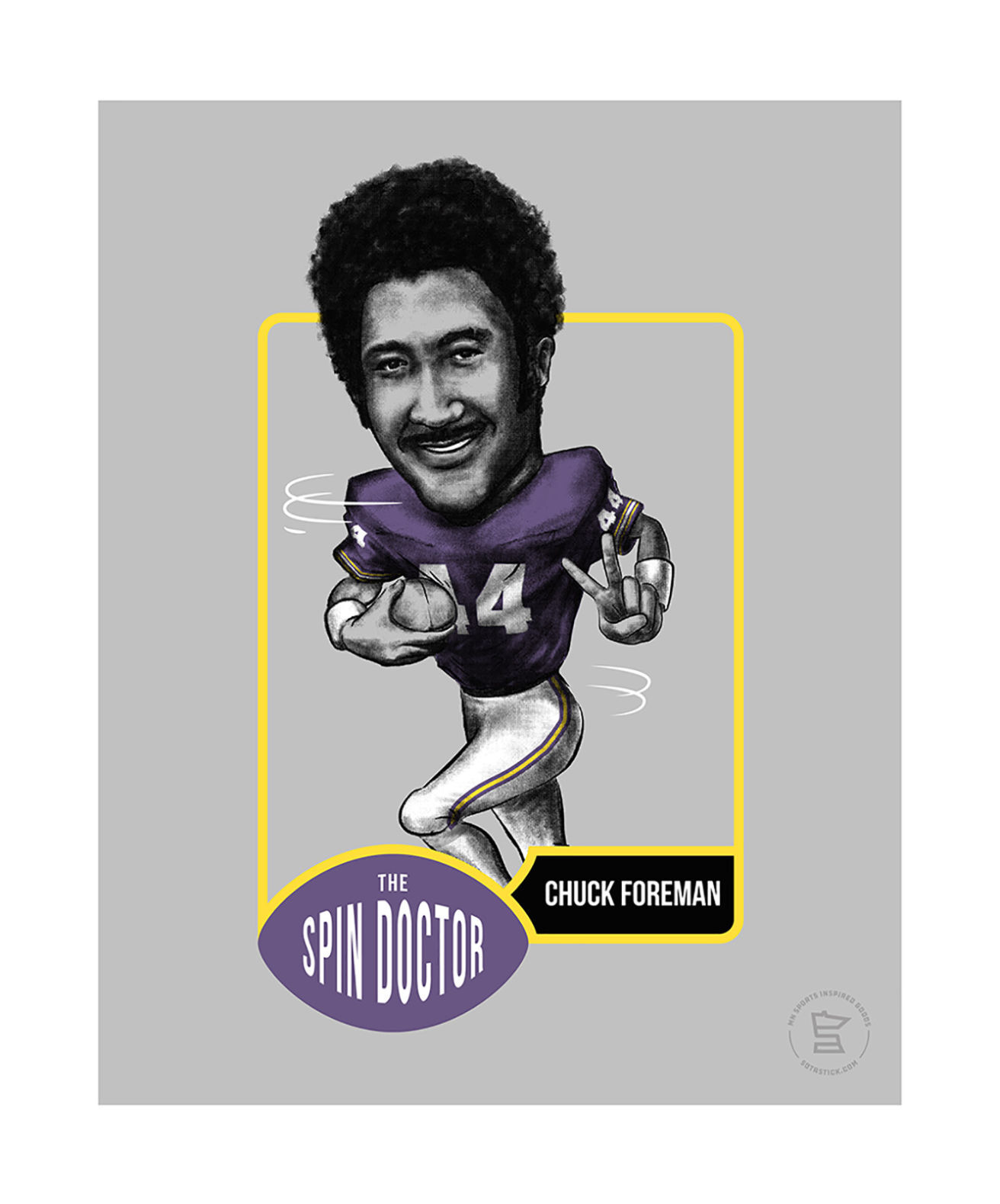 Sign of the times: Chuck Foreman's career ended 40 years ago in ...