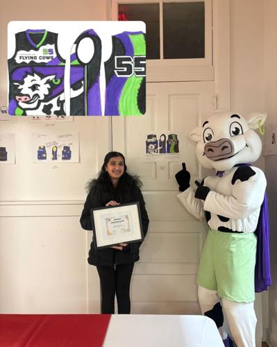 Kumar wins Flying Cows basketball jersey contest