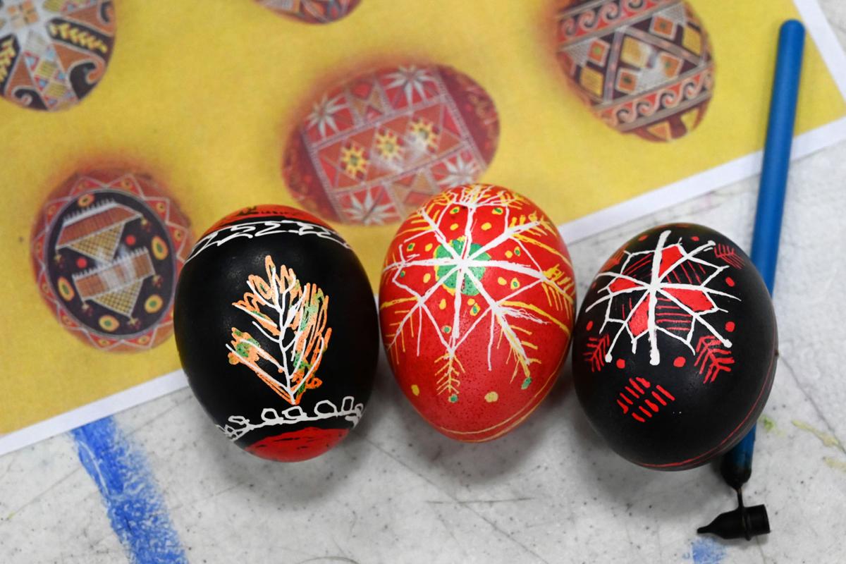 Budding Artists Take A Crack At Ukrainian Egg Dyeing Visual Arts