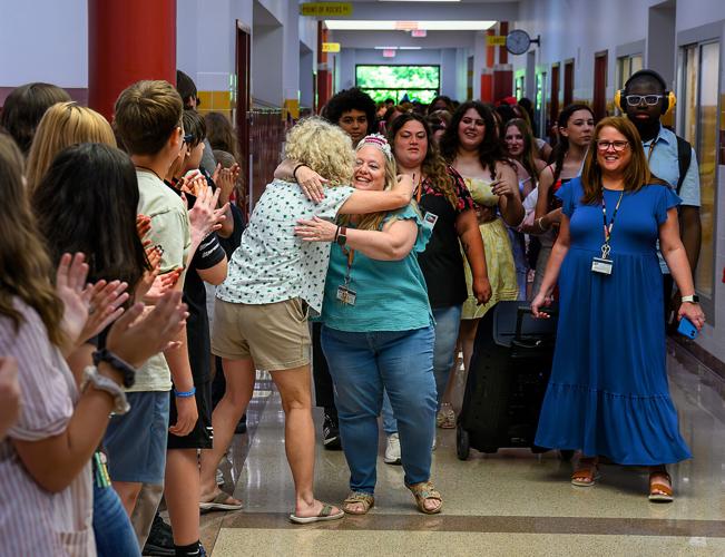 Brunswick Middle students share bittersweet goodbyes on last day of school