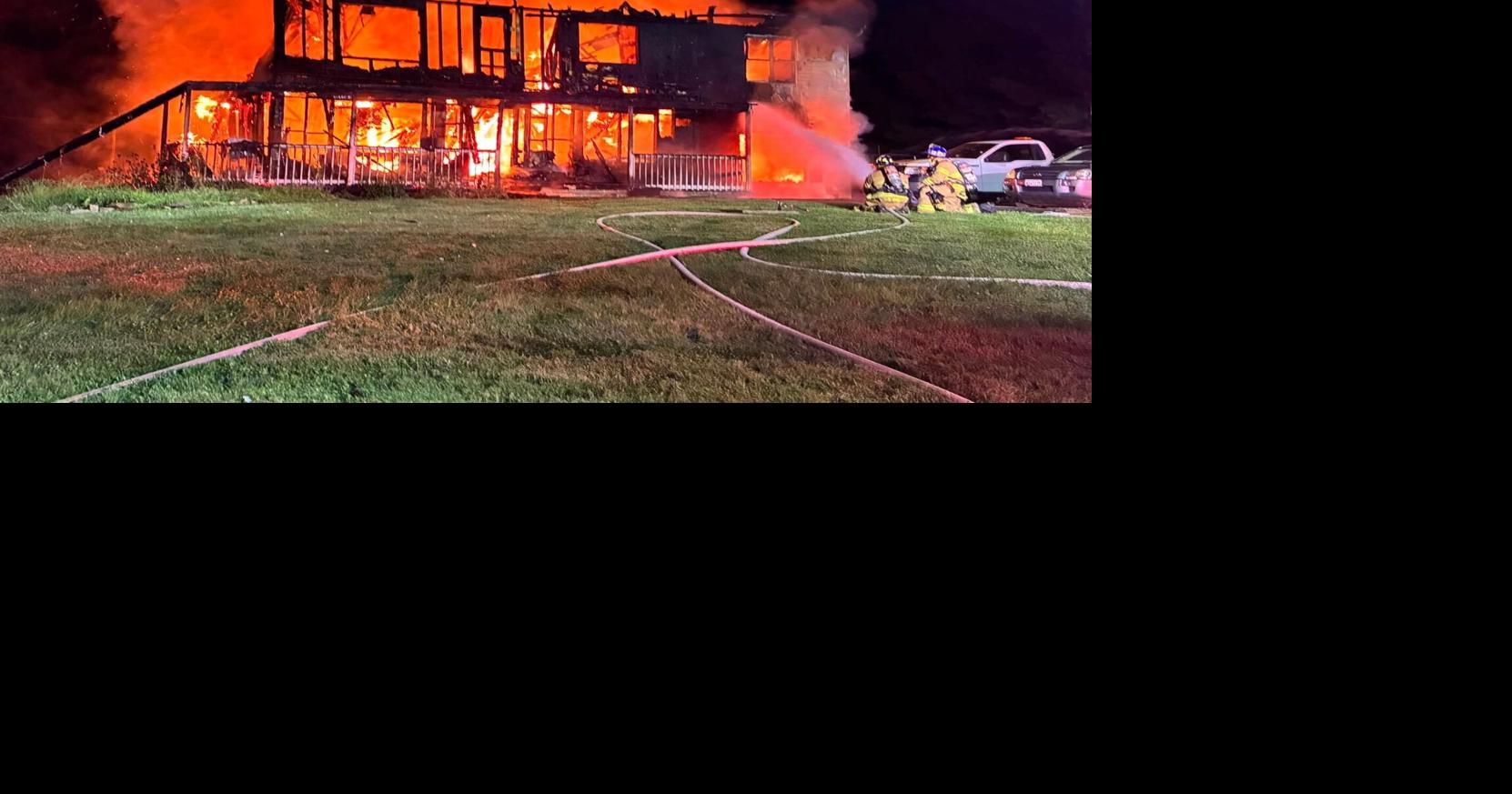 UPDATED: Fire destroys house near Myersville | Disasters & accidents ...