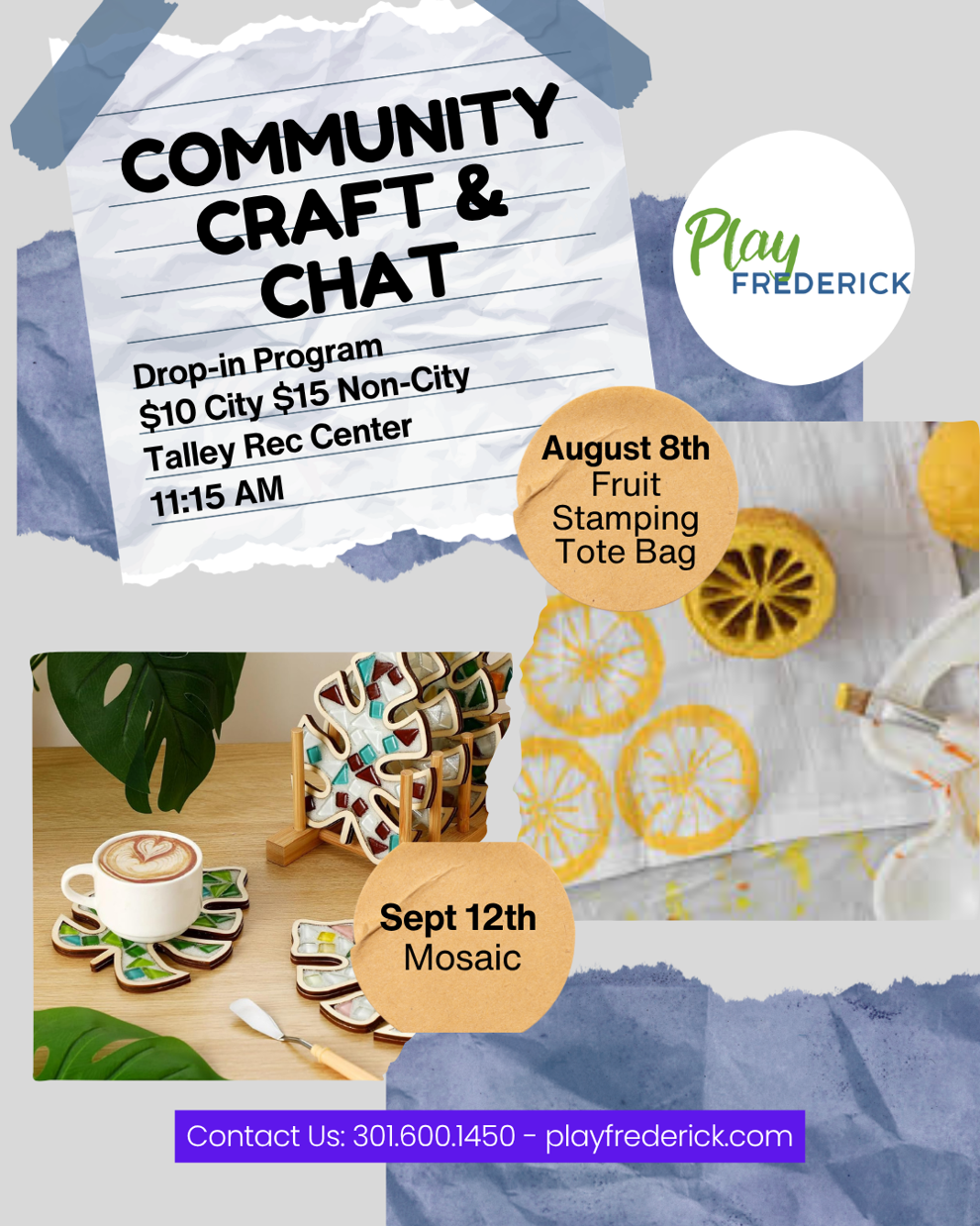 Community Craft & Chat | Family Fun | fredericknewspost.com