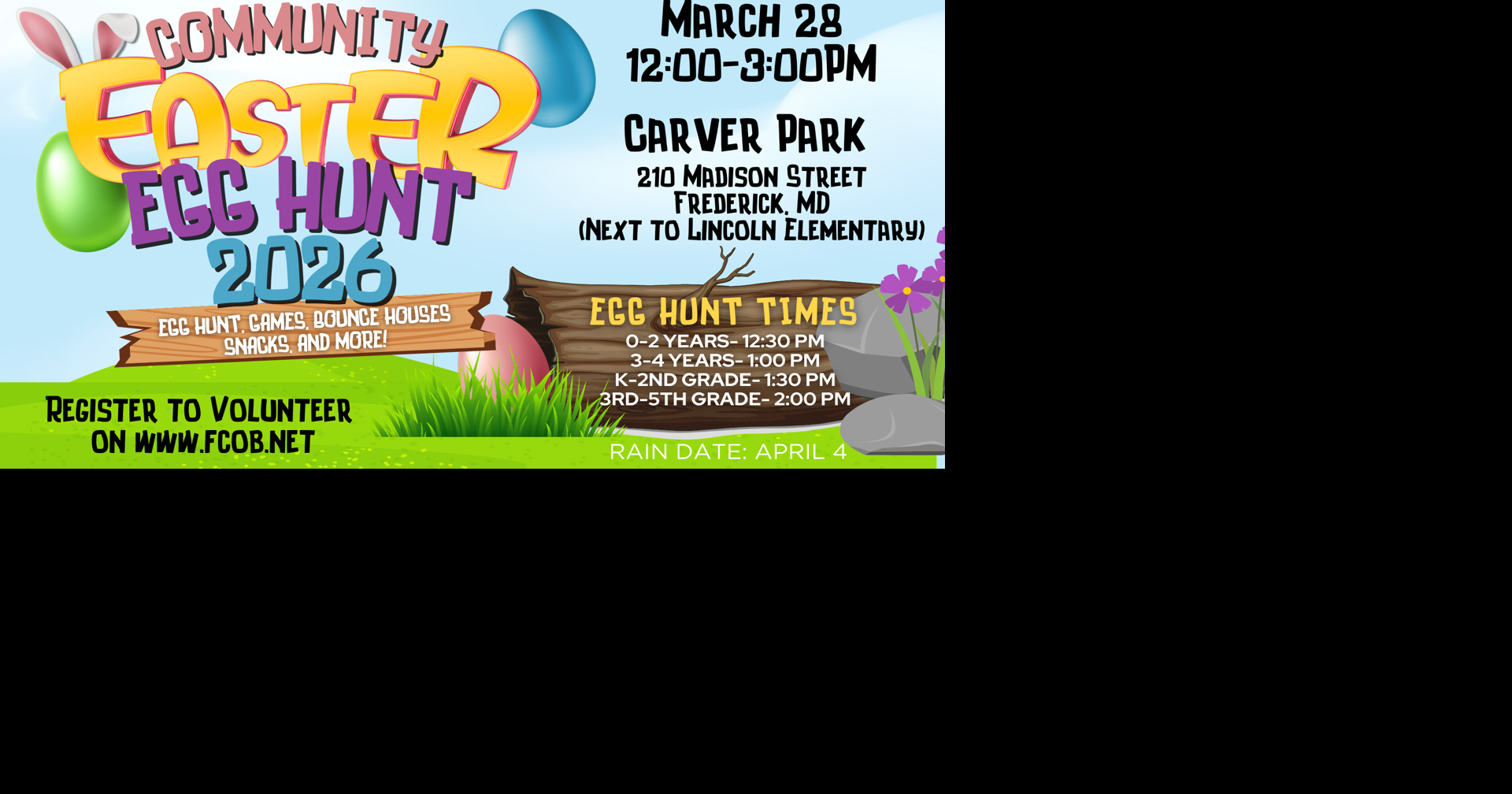 Free Community Easter Egg Hunt 2026 | Family Fun | fredericknewspost.com