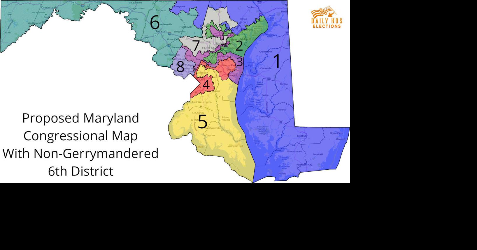 Maryland's new congressional map now open to public scrutiny