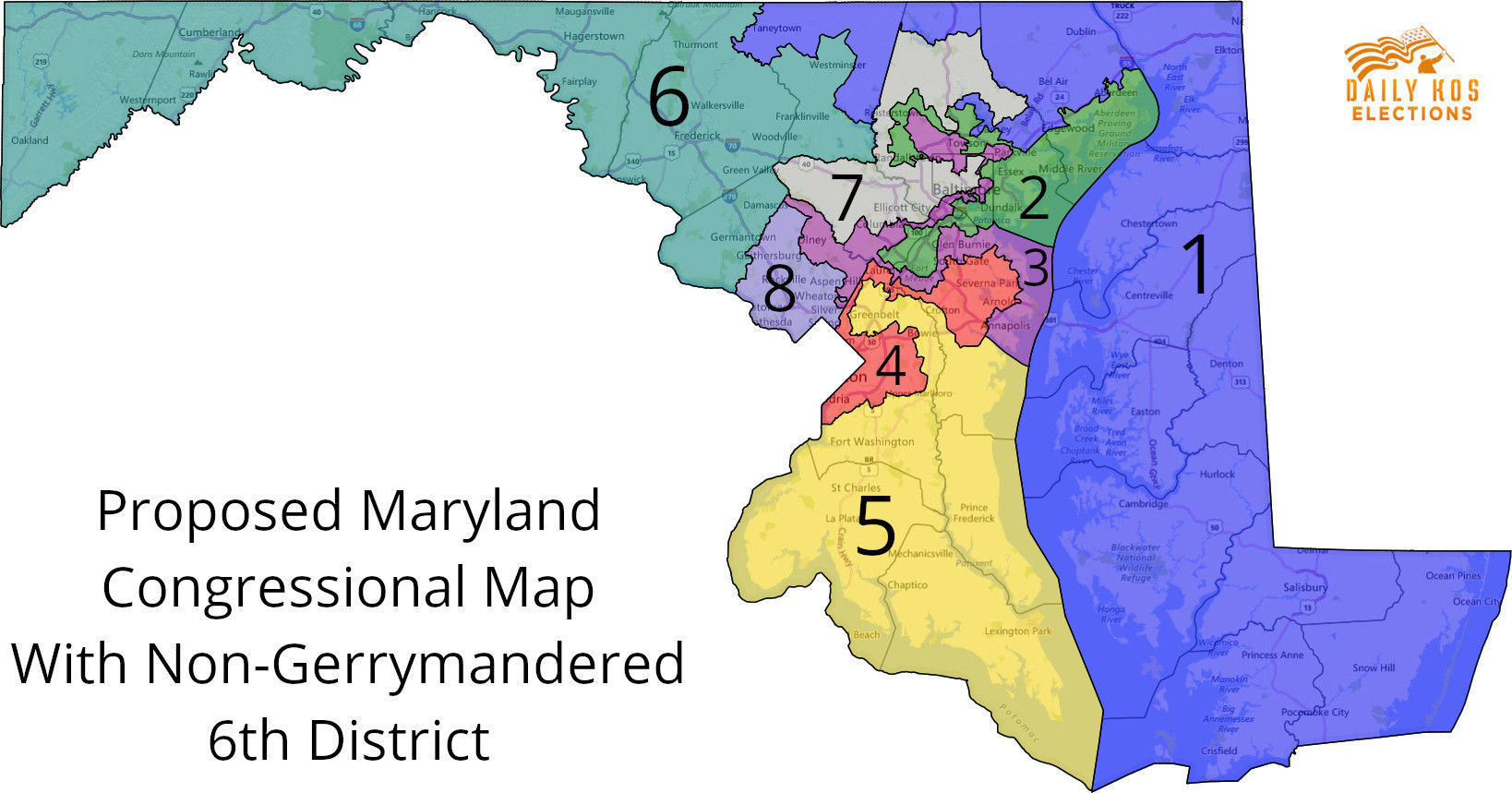 Maryland's new congressional map now open to public scrutiny 