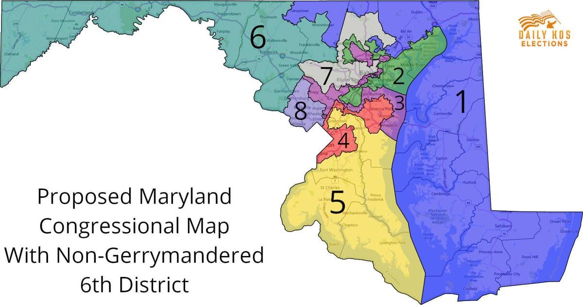 Maryland's new congressional map now open to public scrutiny