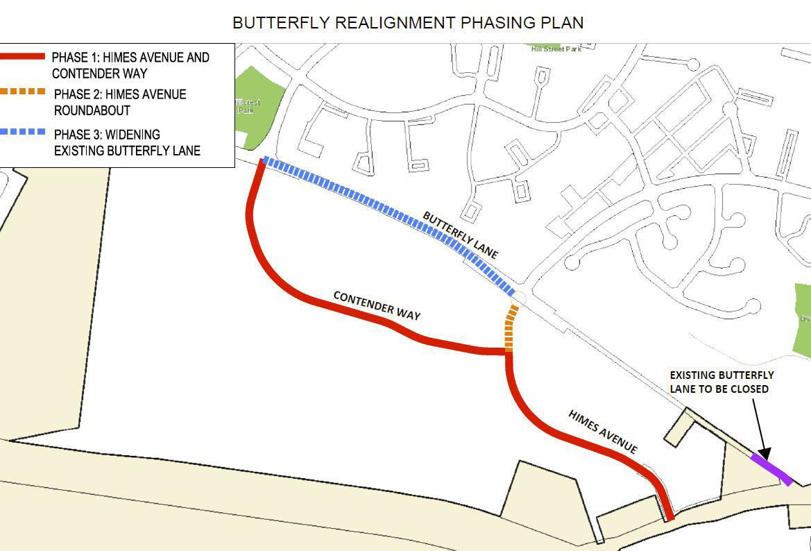 Butterfly Lane intersection to close as city opens new roads Politics
