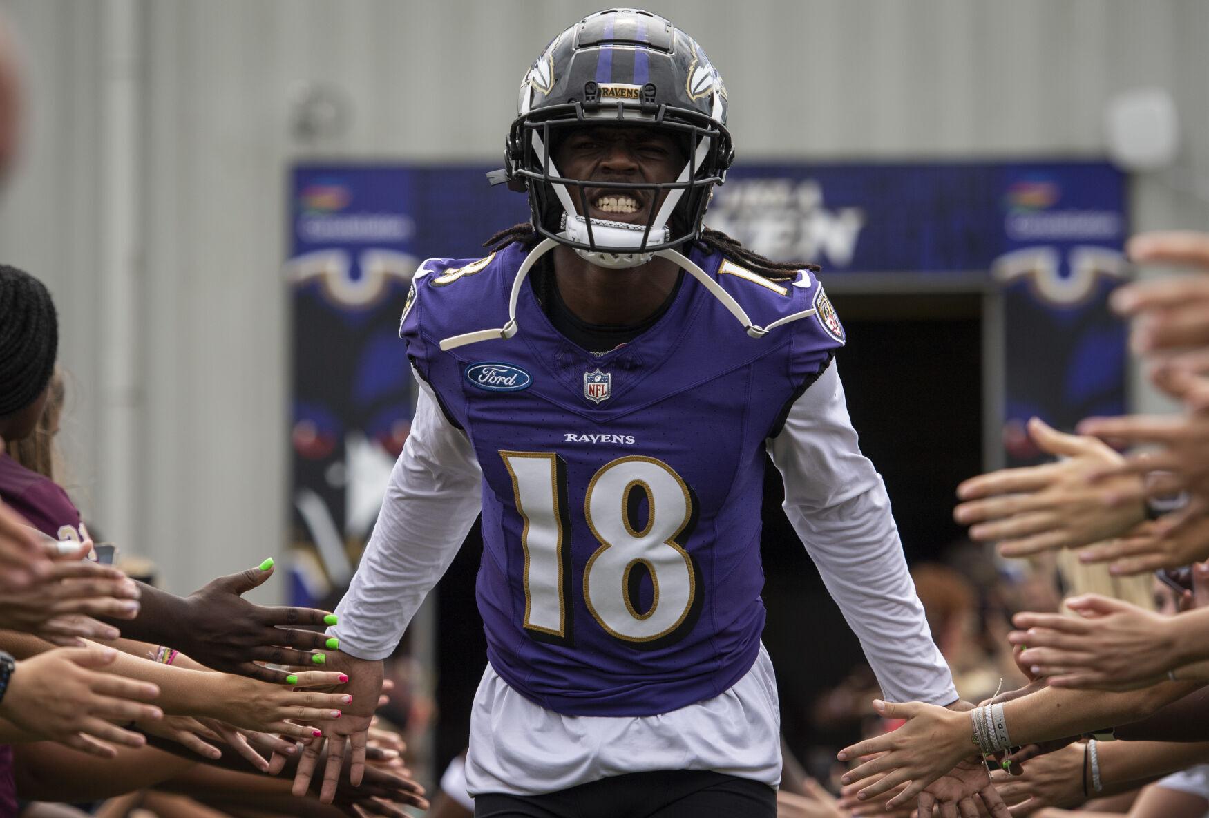 Photos: FCPS Girls Flag Football Players at Ravens' Practice