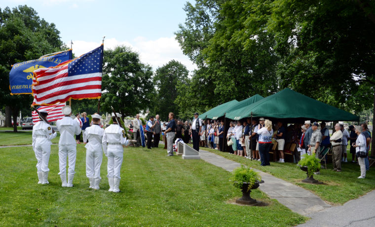 Special plaque dedicated at the Francis Scott Key Monument Saturday ...