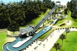 Six Flags makes splashdown with Penguin's Blizzard River tallest ...