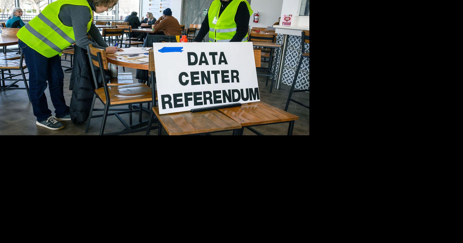 Businesses offer venues to collect signatures for data center zone referendum