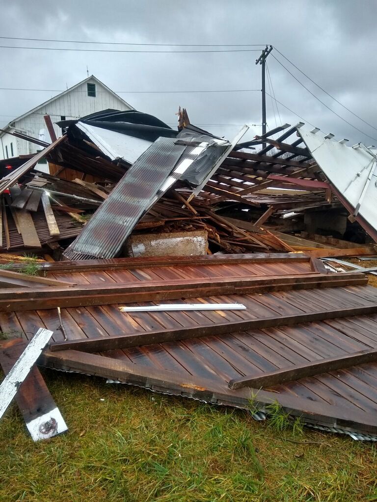 EF1 tornado touched down in Frederick County, National Weather Service