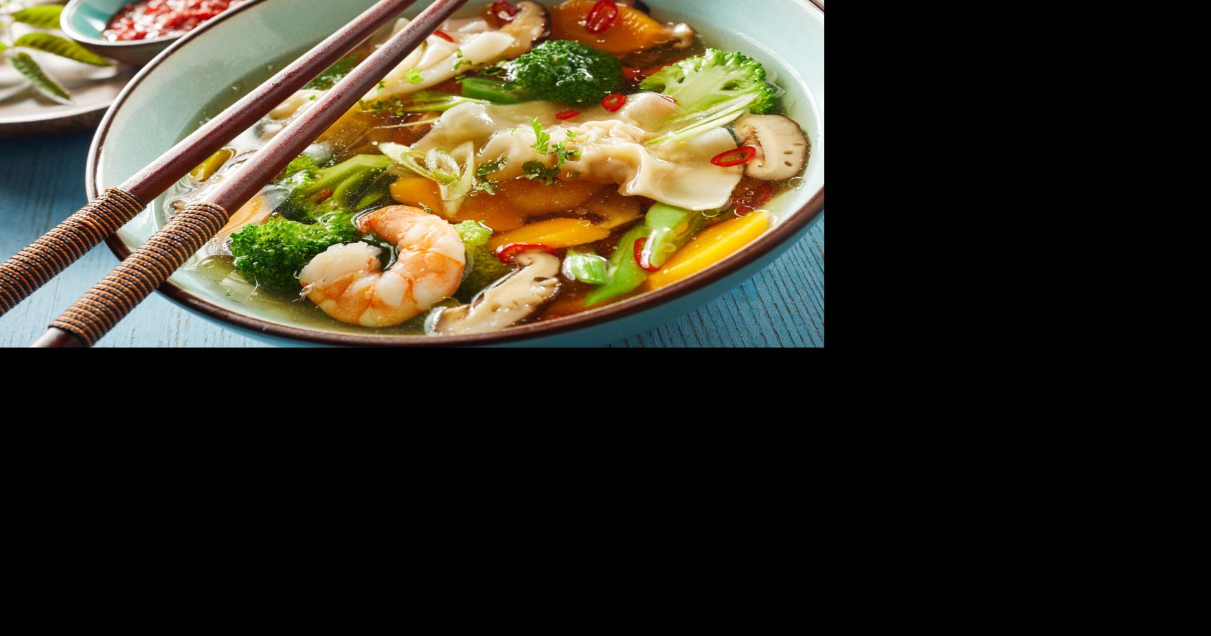 A Taste of Asia - Ketchup Shrimp and Wonton Soup | Classes, workshops ...