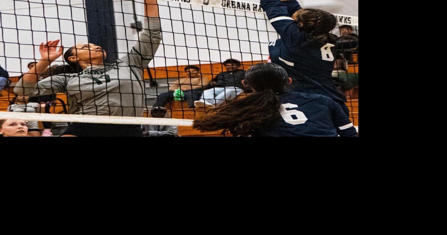 Hawks lock in for volleyball win over previously undefeated Titans