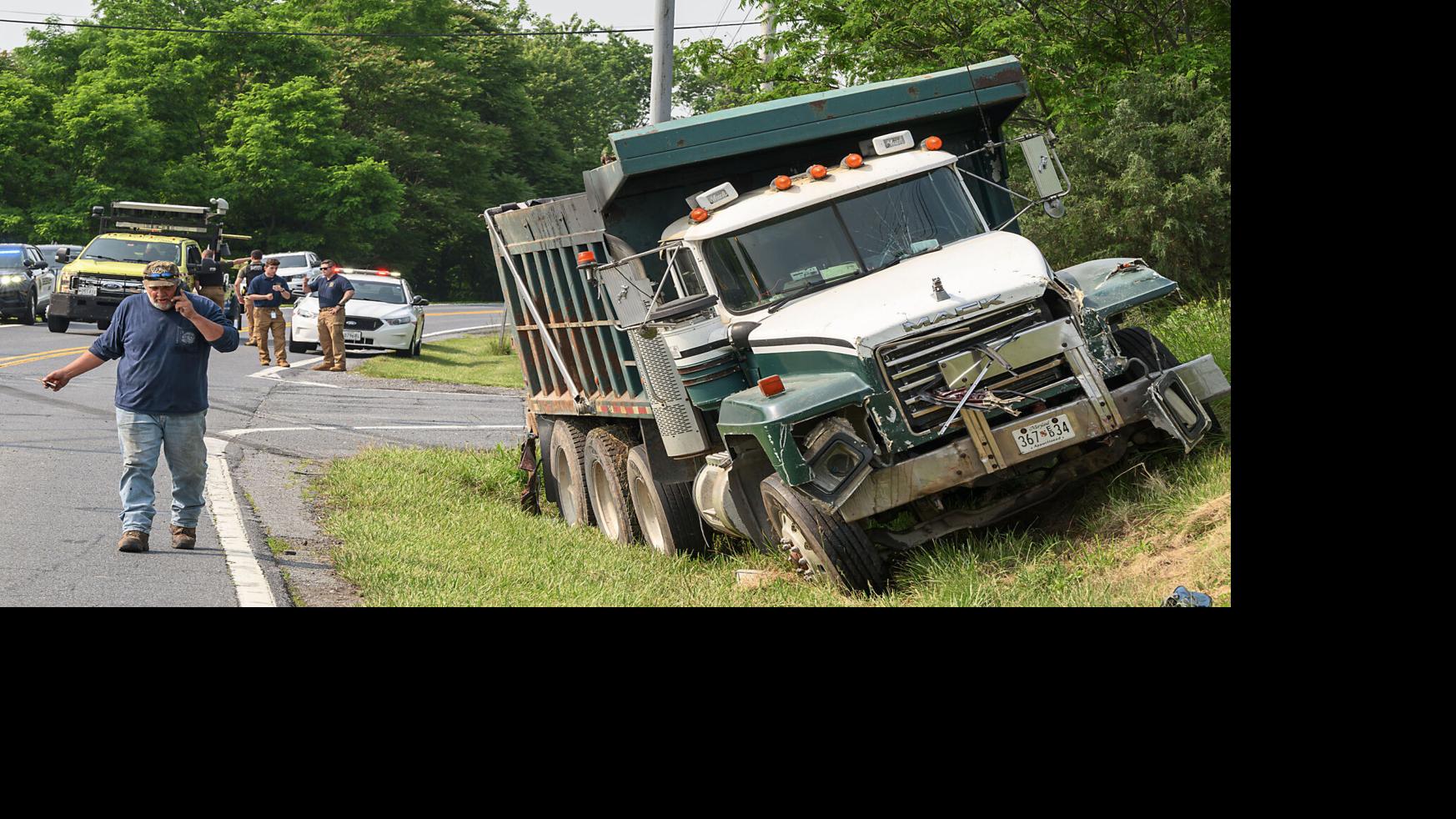 One killed, one injured in crash involving dump truck and SUV ...