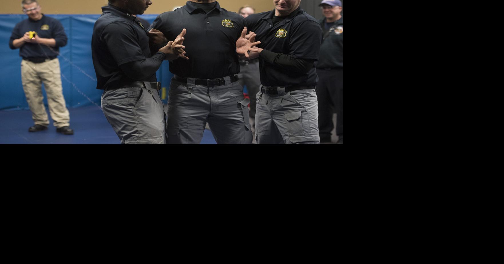 Earning the Badge Recruits test tools of the trade, trying Tasers