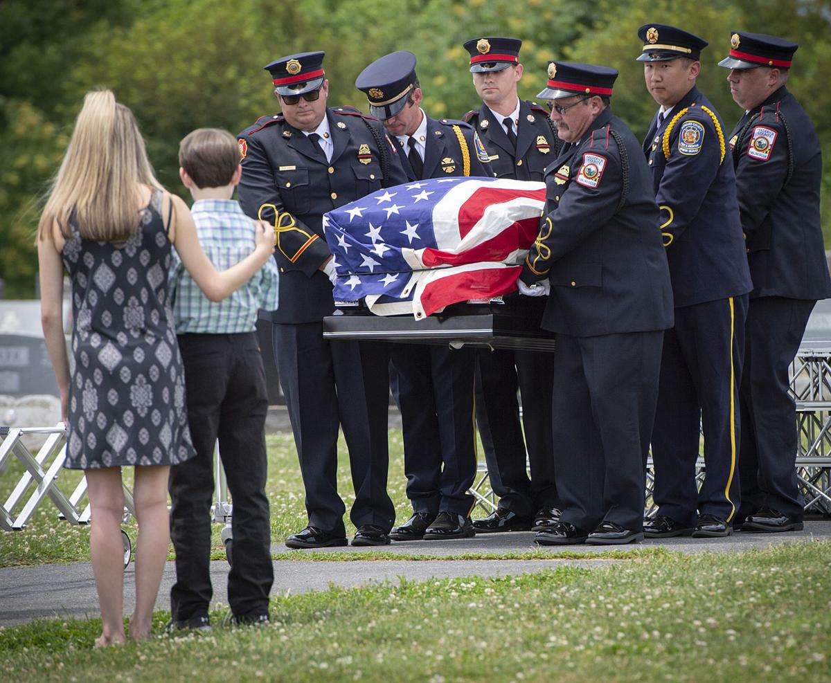 Photos from the funeral of fallen firefighter Michael Powers