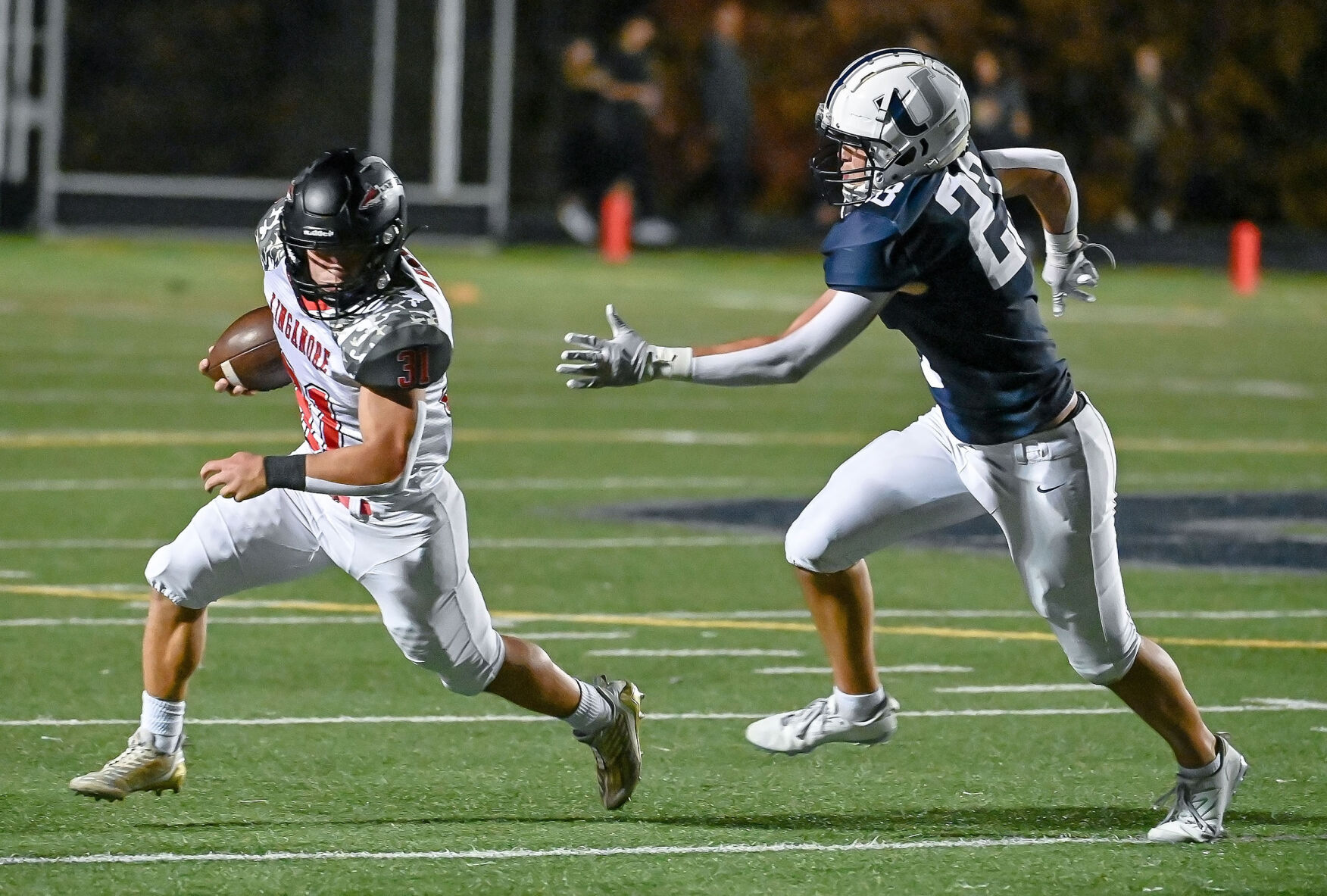 Linganore Football’s Dominant Defense Secures 49-20 Win over Urbana