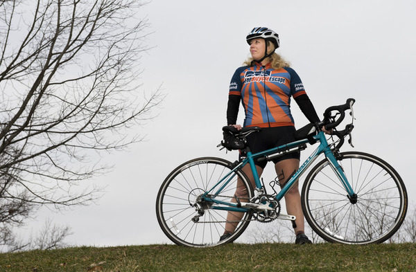 Pedaling for a cause: Frederick woman part of cross-country homebuilding bike trip