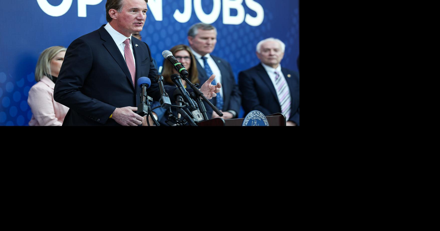 Virginia Gov. Youngkin touts new state website for fired federal workers | Employment