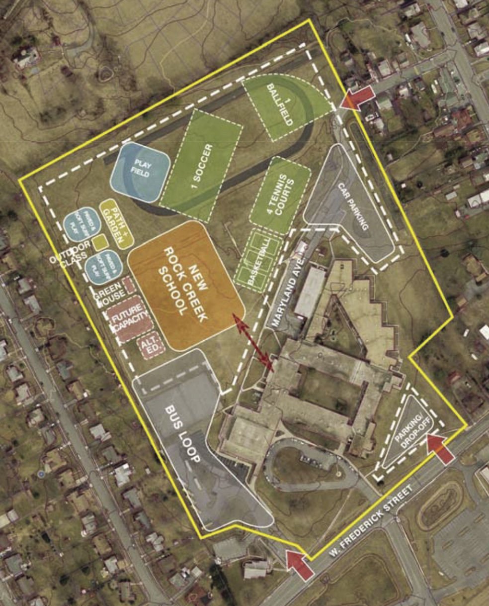 Walkersville Middle as site for new Rock Creek School