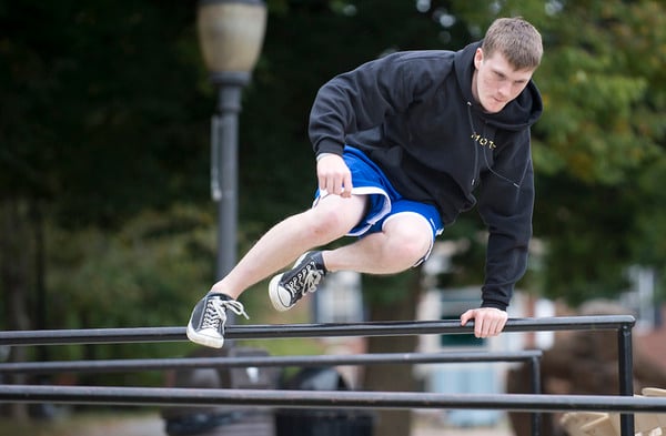 Frederick Parkour groups leap over obstacles | Arts & entertainment ...