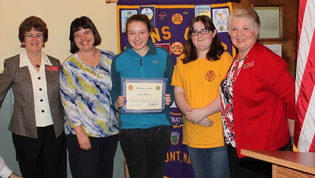 Thurmont Middle Leo Of The Year Named Thurmont