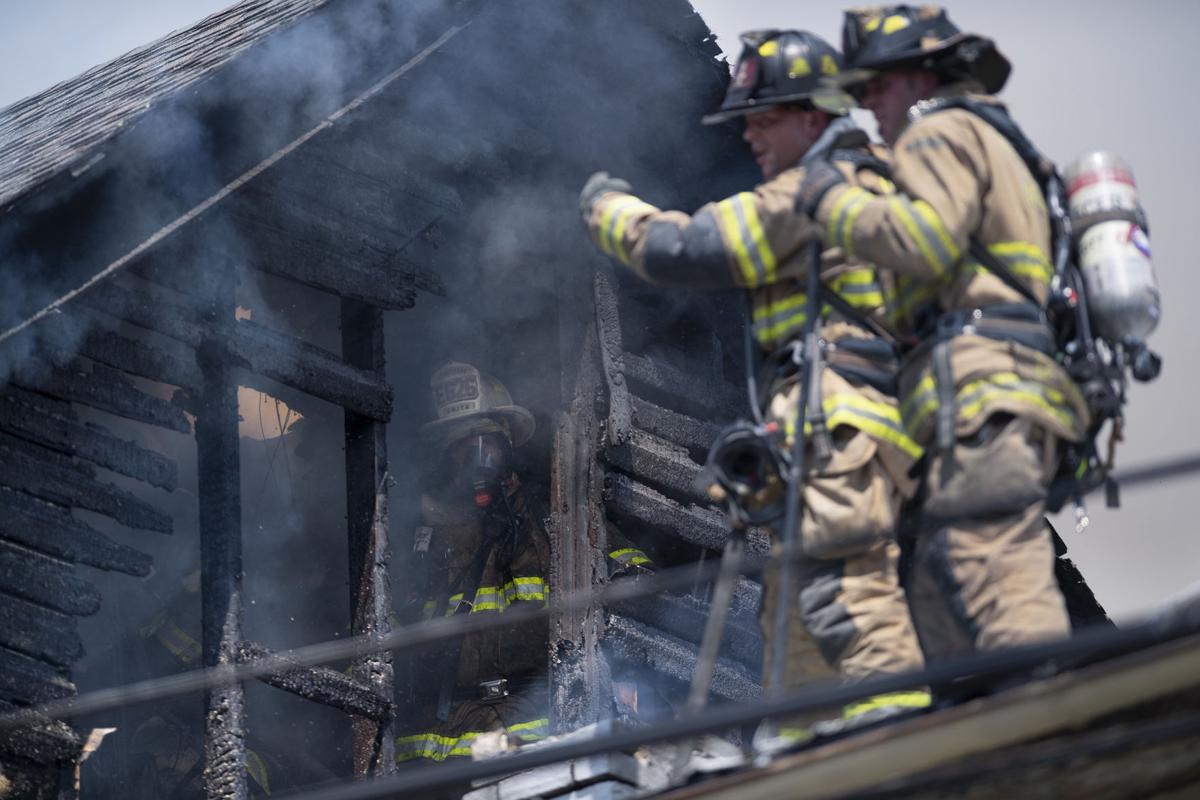 Threealarm fire guts two Brunswick houses Disasters & accidents