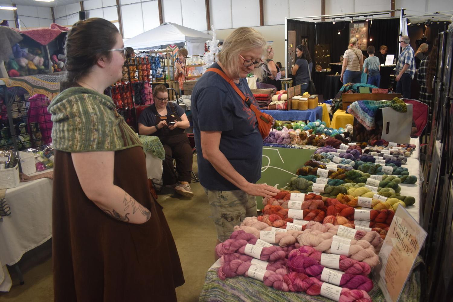 Artisans from far and wide visit Frederick Fiber Fest for fun and