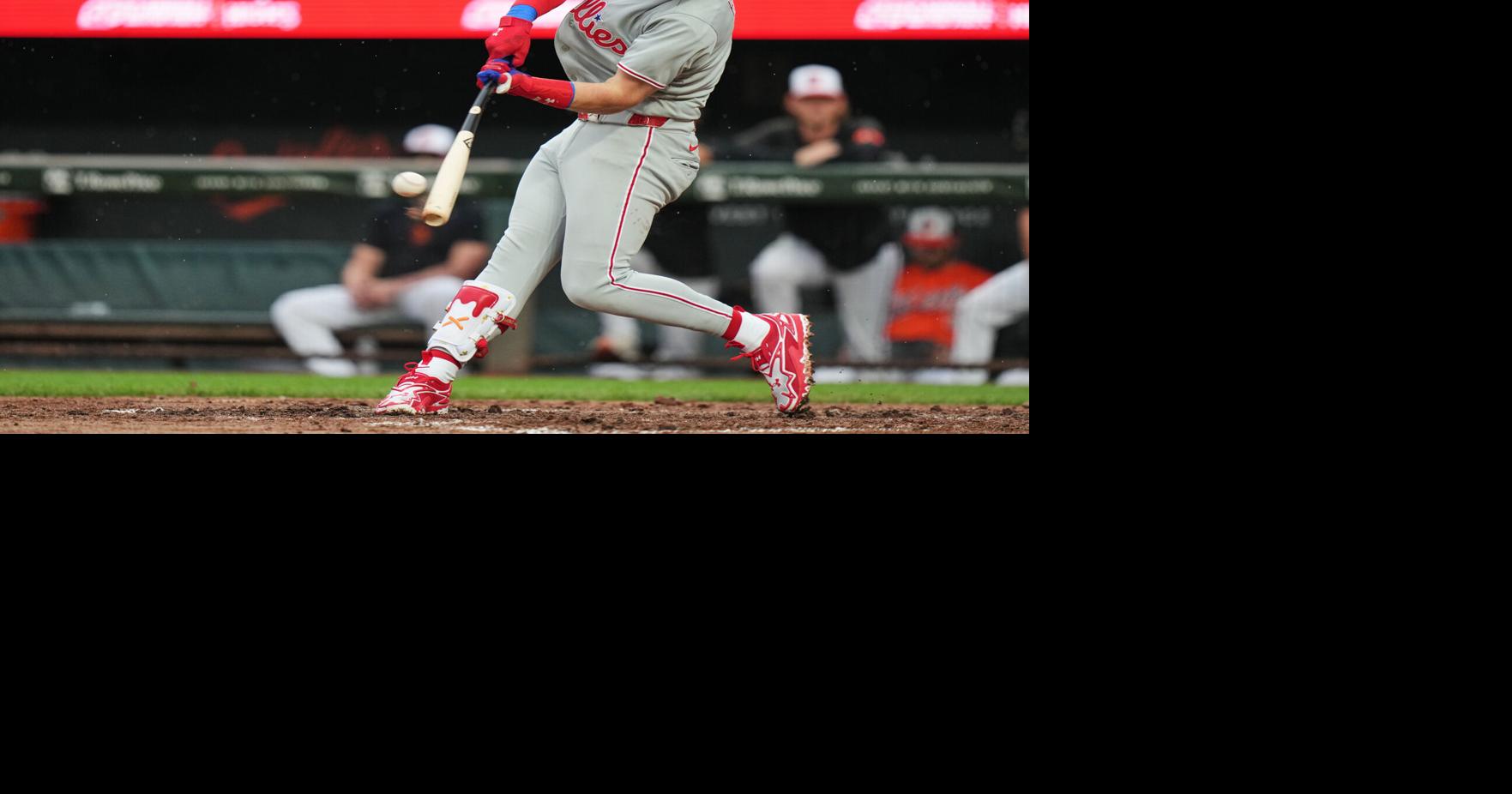 Phillies Blank Orioles 8-0 in Rain-Shortened Battle