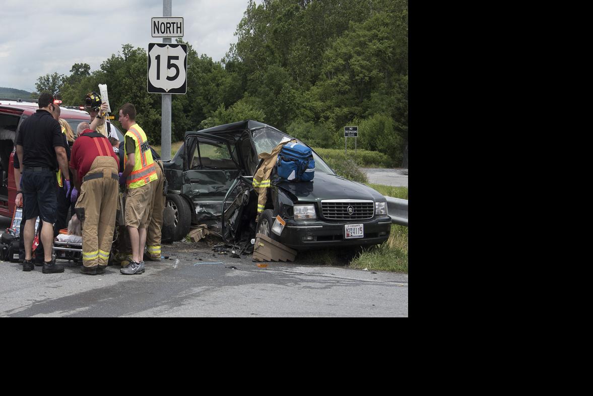 One dead, four injured in twovehicle crash north of Thurmont
