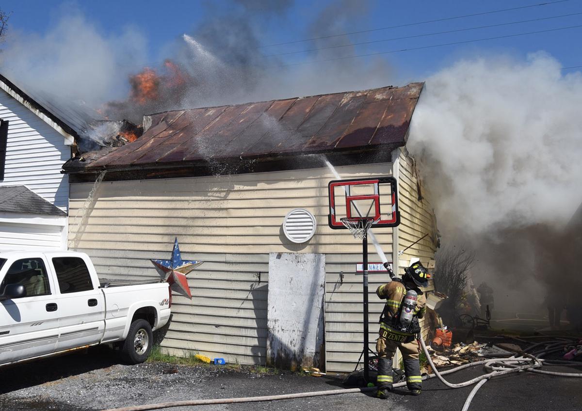 Fire destroys house near Thurmont Public