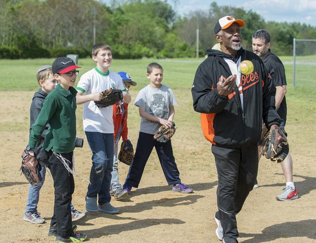 Students, Orioles tackle fitness and fun