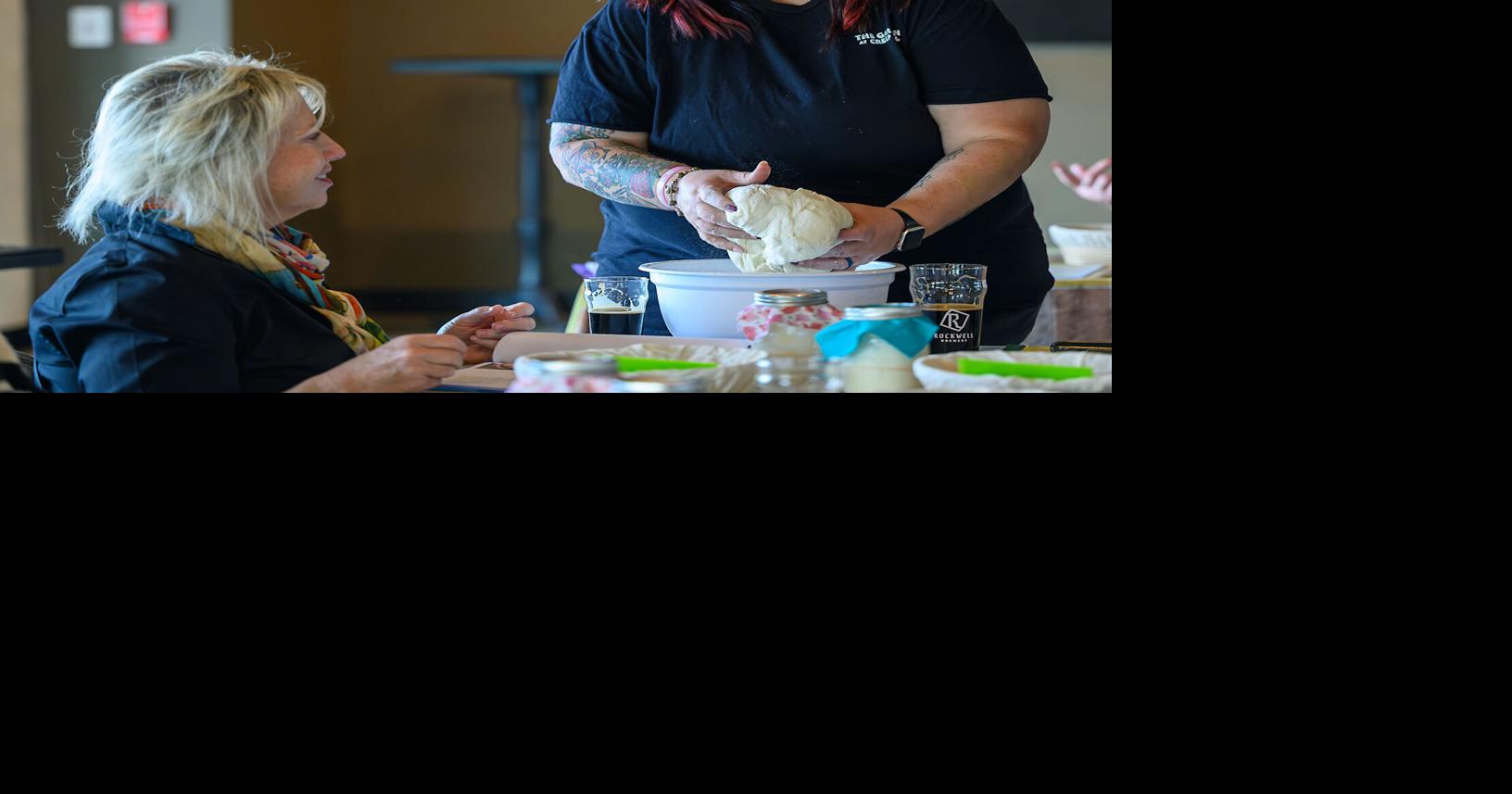 “Exploring the Sourdough Journey: Aspiring Bakers Embrace a Unique Self-Care Experience at Rockwell Brewery”