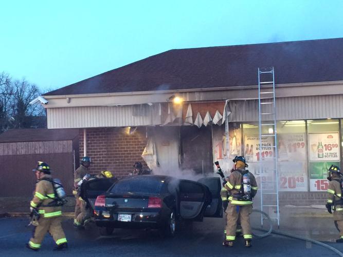 Frederick gas station catches fire from car Disasters & accidents
