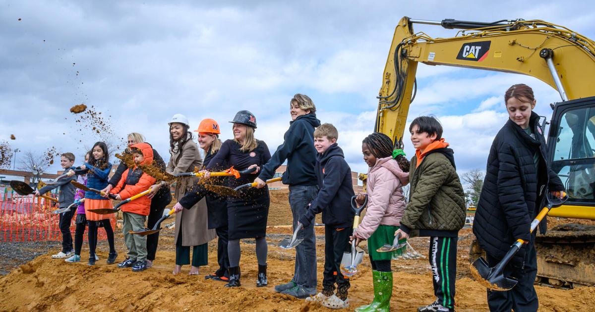 George Reed Middle School County leaders celebrate groundbreaking of co-located Middletown ...
